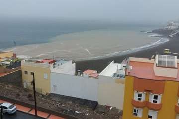 Efectos de las lluvias de la tormenta tropical Hermine en Telde/TA.